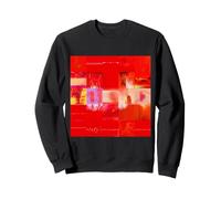 Où Vous Pouvez dégradé Abstrait Rouge pailleté Art mosaïque Sweatshirt