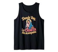 Où voy la Virgen de la Chinita m'accompagne Débardeur