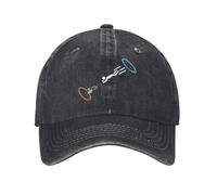 OUAAIECE Half-Life 2, Logo Aperture Science, Voyage dans Le Temps Jeu Demin Chapeau de Camionneur Durable pour Toutes Les Saisons Casquettes masculines de Baseball féminin