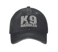 OUAAIECE K9 Handler Demin Casquette Légères Casquettes Femme Casquette de Baseball Masculine