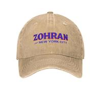OUAAIECE Zohran pour Le Maire de New York Casquettes imprimées pour Hommes Femmes Bonnet de Camionneur en Coton Tenue Quotidienne Casquette de Baseball Ajustable