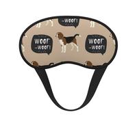 Ouaf Beagle,Masques de sommeil occultants, cache-yeux couvrants, masques de sommeil anti-lumière