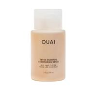 OUAI Detox Shampoo format voyage - Shampoing clarifiant anti-accumulation (impuretés, sébum, produits, eau dure) - Vinaigre de cidre & kératine pour des cheveux propres et frais - Sans sulfates (89ml)