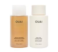 OUAI Detox Shampooing & Fine Hair Conditioner Bundle - Shampooing Clarifier pour accumuler un produit l'huile de salet et l'eau dure et le con
