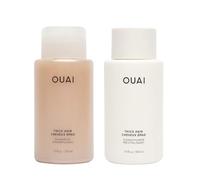 OUAI Ensemble de shampooing et après-shampoing pour cheveux épais - Shampooing et après-shampoing sans sulfate pour les cheveux épais - Hydrate, renforce et lutte contre le frisottis - Fabriqué avec