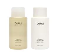 OUAI Ensemble de shampooing + revitalisant pour cheveux fins - Sans sulfates, 300 ml chacun