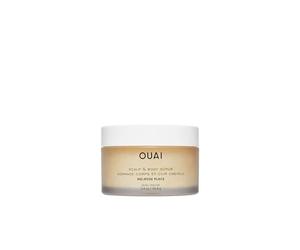 OUAI Gommage cuir chevelu & corps format voyage, Melrose Place - Gommage exfoliant au sucre + mélange d’huile de coco pour une peau lisse et hydratée - Exfoliant doux pour éliminer l’accumulation de p