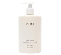 OUAI Lotion mains - Lotion quotidienne légère et hydratante pour peaux sèches - À l’huile d’avocat, de rose musquée et de jojoba pour sceller l’hydratation - Ne laisse pas de fini gras (474 ml)