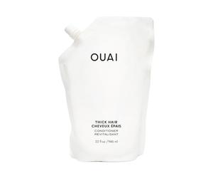 Ouai OUAI Recharge d'après-shampooing pour cheveux épais - Après-shampooing hydratant pour cheveux secs et crépus - Kératine, racine de guimauve, beurre de karité et huile d'avocat - Soin capillaire