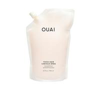 OUAI Recharge de shampooing épais - Shampooing hydratant à la kératine, racine de guimauve, beurre de karité et huile d'avocat pour cheveux épais - Renforce et hydrate - Shampooing sans paraben