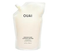 OUAI Shampooing Medium Super Hydratant - Nourri par des Huiles de Babassu et de Noix de Coco, Fortifié à la Kératine et aux Extraits de Kumquat - 32 fl oz