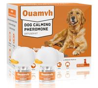 Ouamvh Diffuseur apaisant pour chien, 4 en 1 pour chiot, phéromones apaisantes, kit à brancher pour soulager le stress, l'anxiété, lutter contre les griffures, les accidents de pipi, 2 diffuseurs, 2