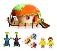 : Pack avec 1 maison deluxe et 7 figurines La tribu des Monchhichi