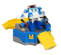 Ouaps Robocar Poli - Mallette De Jeu Poli Et Véhicule Transformable Lumineux