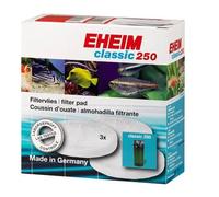 Ouate de filtration Eheim Classic 250 (x3) Blanc TU