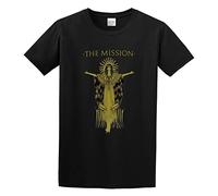 OUBAO Short T-Shirt The Mission Gods Own Medicine The Brightest Light Black M
