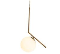 OUBBDVRT American Minimaliste Pendentif léger créatif Iron Art Lampe de la Lampe de Pendaison de Lampe Suspendue à la Lampe à Lampe à tête Unique Base Single-Head Chandelier Restaur