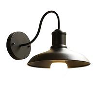 OUBBDVRT American Simple Outdoor Afficier étanche paroi Lanterne Lampe en Fer givré Corps Murce Murce Anti-Rust et à Haute température Gérosol d'éclairage de Grange