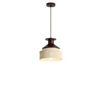 OUBBDVRT Créative Bois Blanc Pennant Light Light Hand Scarved Bedroom Bedside Salon Suspendu Lampe E27 Base Suspendue Light Single Head Hotel Restaurage Reconnat Chandeliers Corridor Lighting Fixtu