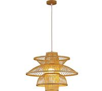 OUBBDVRT E27 Pendant Le PRENDANT À Une, BAMBO TEAVER Exquisite Chandelier, Lampe PROSIBLE Tract