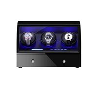 OUBBDVRT Enrouleur de Montre Automatique, boîte de Rangement de boîtier de Montre de Montre Automatique avec télécommande LCD Screen Tactile Watch Soft Watch Oreads Beautiful Home