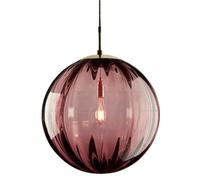 OUBBDVRT Lampe Suspendue en Verre sphérique créatif E14 Light Source Glass Chandelier Plafond Éclairage de Salon Salle d'étude Décoration Pendre Light Modern Simple Home Lighting (