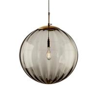 OUBBDVRT Lampe Suspendue en Verre sphérique créatif E14 Light Source Glass Chandelier Plafond Éclairage de Salon Salle d'étude Décoration Pendre Light Modern Simple Home Lighting (