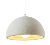 OUBBDVRT Lumière Semi-Circulaire Industrielle, Lustre à tête Unique E27, Lampe Suspendue en polystyrène à Haute densité.