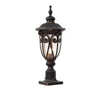 OUBBDVRT Retro Retro extérieur imperméable Mural mampal Pilier Lampe étanche étanche du Paysage étanché