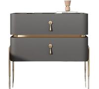 OUBBDVRT Tableaux de Chevet en Bois Massif Finition des Tables de Chevet de Chambre Principale Simples