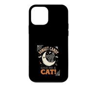Oublie Les Bonbons, Donne-Moi Un Chat, Lune, fantôme, Halloween Coque pour iPhone 12 Mini