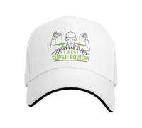 Oublier la sécurité du Laboratoire Je Veux des superpouvoirs Casquettes de Baseball Hip Hop Sandwich Cap Hommes Femmes Réglable Plein Air Sport Chapeau Cadeau