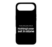 Oubliez ce qu'ils Ont Dit à Ya, Rien n'est jamais gravé dans la Pierre Coque pour iPhone Air
