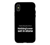 Oubliez ce qu'ils Ont Dit à Ya, Rien n'est jamais gravé dans la Pierre Coque pour iPhone X/XS