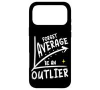 Oubliez la Moyenne être Une Valeur aberrante Graphique de données statistiques mathématiques Coque pour iPhone 17 Pro Max