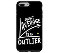Oubliez la Moyenne être Une Valeur aberrante Graphique de données statistiques mathématiques Coque pour iPhone 7 Plus/8 Plus