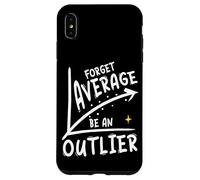 Oubliez la Moyenne être Une Valeur aberrante Graphique de données statistiques mathématiques Coque pour iPhone XS Max