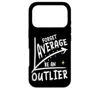 Oubliez la Moyenne être Une Valeur aberrante Graphique de données statistiques mathématiques Coque pour iPhone 17 Pro