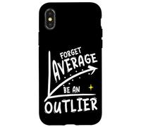 Oubliez la Moyenne être Une Valeur aberrante Graphique de données statistiques mathématiques Coque pour iPhone X/XS