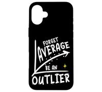 Oubliez la Moyenne être Une Valeur aberrante Graphique de données statistiques mathématiques Coque pour iPhone 16 Plus