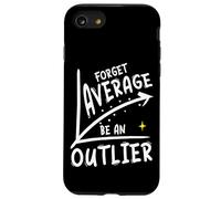 Oubliez la Moyenne être Une Valeur aberrante Graphique de données statistiques mathématiques Coque pour iPhone SE (2020) / 7/8