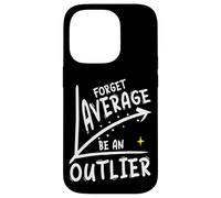 Oubliez la Moyenne être Une Valeur aberrante Graphique de données statistiques mathématiques Coque pour iPhone 14 Pro