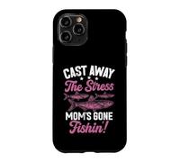 Oubliez Le Stress : Maman est Partie à la pêche ! Maman pêcheuse Coque pour iPhone 11 Pro