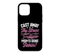 Oubliez Le Stress : Maman est Partie à la pêche ! Maman pêcheuse Coque pour iPhone 12 Mini