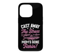 Oubliez Le Stress : Maman est Partie à la pêche ! Maman pêcheuse Coque pour iPhone 13 Pro