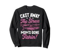 Oubliez Le Stress : Maman est Partie à la pêche ! Maman pêcheuse Sweatshirt