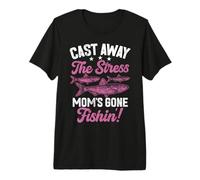 Oubliez Le Stress : Maman est Partie à la pêche ! Maman pêcheuse T-Shirt Haut de Gamme