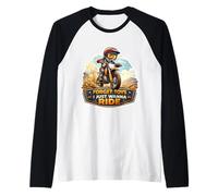 Oubliez Les Jouets I Just Wanna Ride Dirt Bike Rider pour garçons Manche Raglan