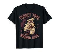 Oubliez Les Jouets I Just Wanna Ride Dirt Bike Rider pour garçons T-Shirt