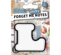 Oubliez mes notes autocollantes kart samoprzylepne litera L